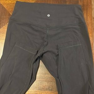 Black size 12 lululemon align leggings